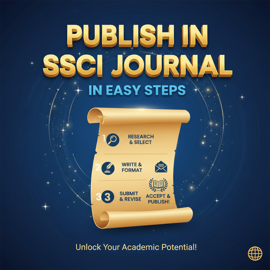 Researcher preparing a manuscript for submission to an SSCI-indexed journal