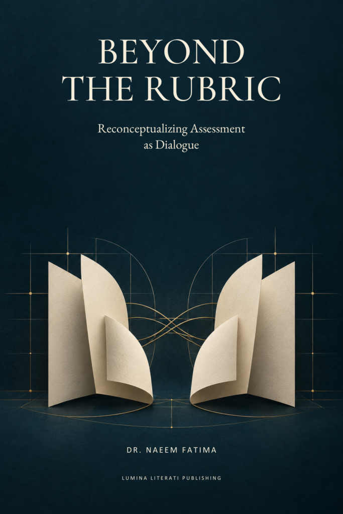 Beyond the Rubric: Reconceptualizing Assessment as Dialogue — book cover